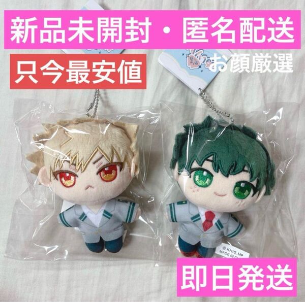 僕のヒーローアカデミア ヒロアカ ぬいパル 緑谷出久 爆豪勝己 2個セット ②