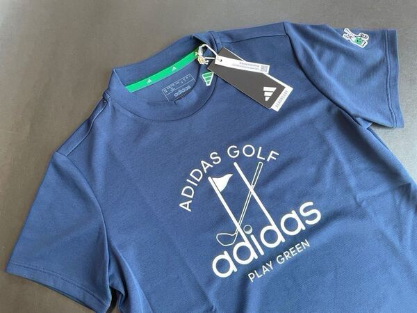 新品未使用【Size-M/NVY】★★adidas golf アディダス ゴルフ モックネックシャツ★★アディダスジャパン正規品