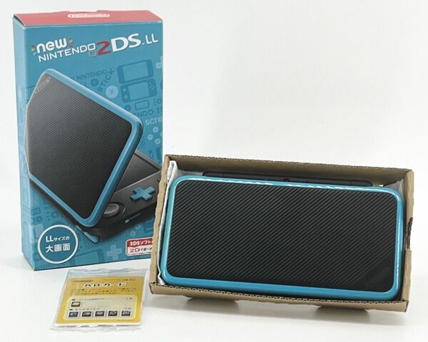 【 美品 】中古ゲーム機 New ニンテンドー2DS LL ブラック×ターコイズ