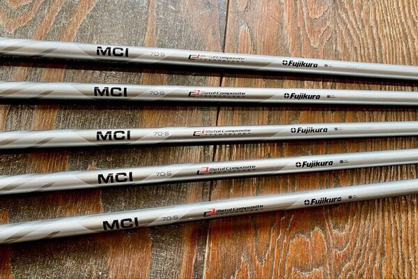 フジクラMCI 70-S アイアンシャフト 6番〜Pまでの5本セット(グリップ付)
