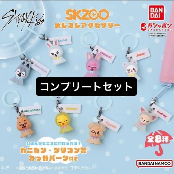 Stray Kids skzoo めじるしアクセサリー 8個コンプリートセット 全8種類 スキズ カプセルトイ ガチャガチャ