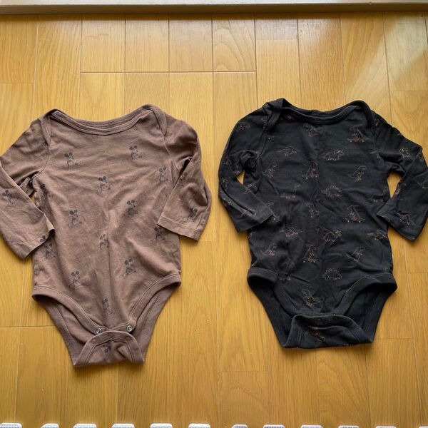 Baby GAP 長袖ロンパース ベビー服 肌着 6〜12m 80サイズ相当