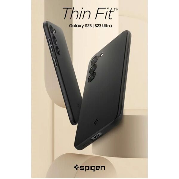Spigen Galaxy S23 ケース シン・フィット ACS06083 パールド アイボリー