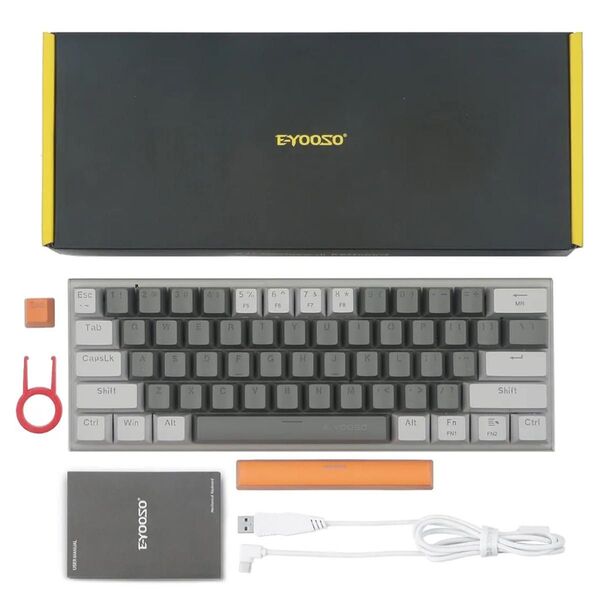 メカニカル キーボード E-YOOSO Z13 メカニカルゲーミングキーボード US配列