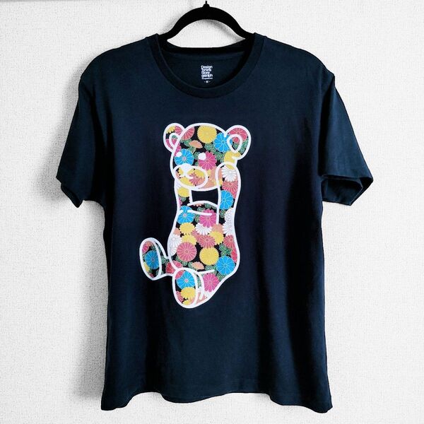 graniph グラニフ Control Bear コントロールベア 半袖 Tシャツ プリントTシャツ メンズ Mサイズ ネイビー