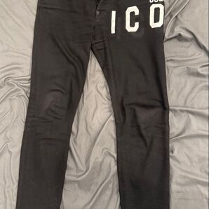 ディースクエアード DSQUARED2 ICON skater ジーンズ ブラック スキニー 46 BLACK BULL 人気