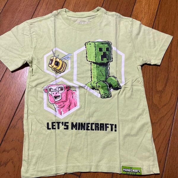 マイクラ 半袖Tシャツ 120cm 未使用 黄緑色