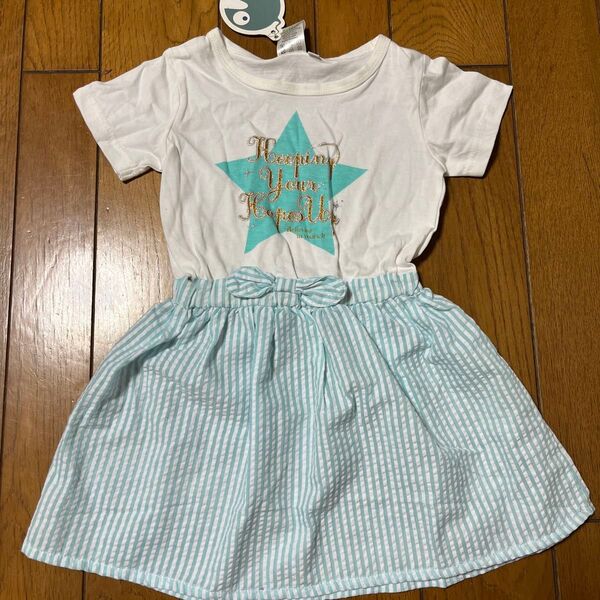 女の子 ワンピース 新品 110cm 訳あり