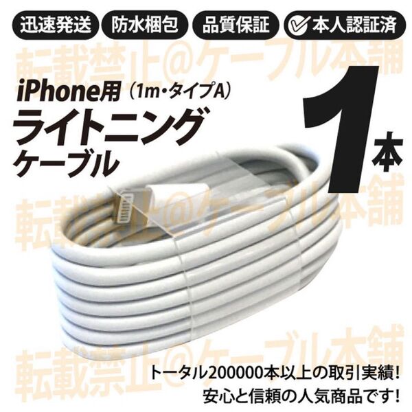 ライトニングケーブル Lightning端子 タイプA typeA iPhone USB充電器 Appleアップル純正品互換 人気