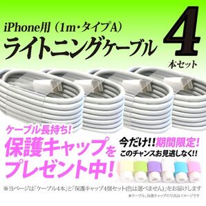 ライトニングケーブル Lightning端子 タイプA typeA iPhone USB充電器 Appleアップル純正品互換 人気