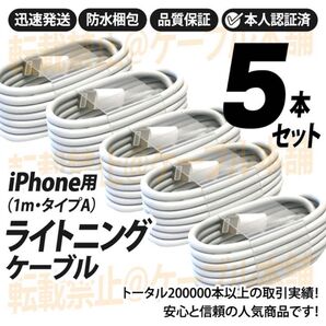 ライトニングケーブル Lightning端子 タイプA typeA iPhone USB充電器 Appleアップル純正品互換 人気