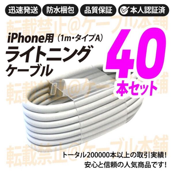 ライトニングケーブル Lightning端子 タイプA typeA iPhone USB充電器 Appleアップル純正品互換 人気