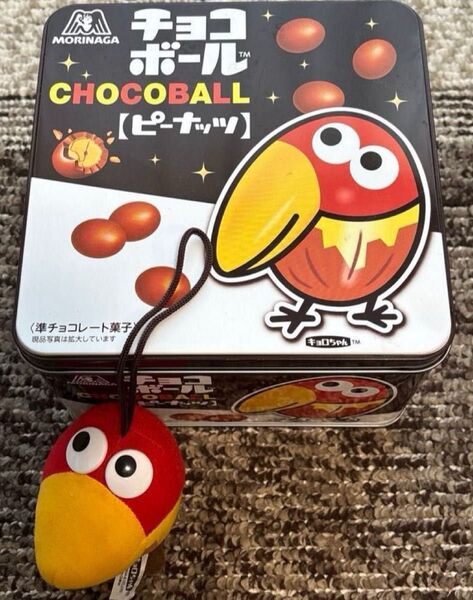 森永 チョコボール ピーナッツ 缶&キョロちゃんマスコット