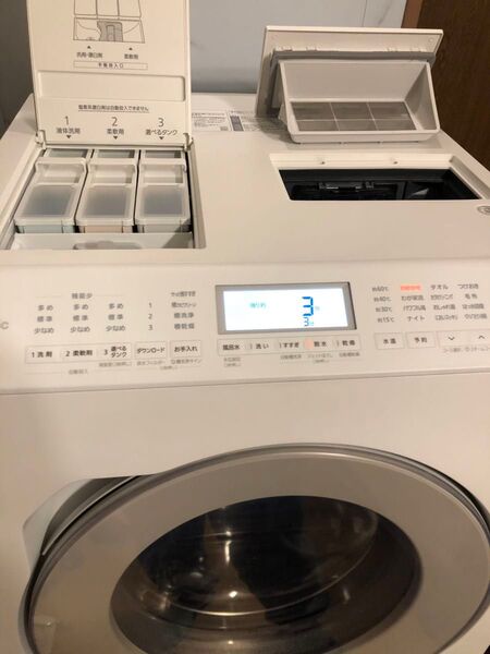 未使用に近い NA-LX127AR パナソニック 洗剤自動投入 ドラム式洗濯乾燥機 2023年購入 右開き 分解清掃済み