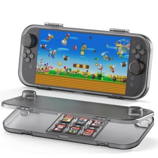 Switch 2 専用 クリアケース ゲームカード収納付き