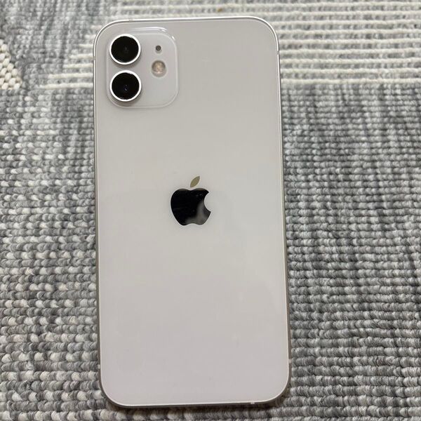 【値引き】美品★iPhone12 白 ホワイト 64GB simフリー バッテリー87%