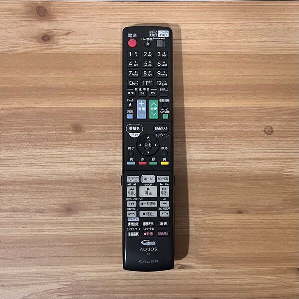 SHARP AQUOS BDレコーダー用リモコン GB079PA
