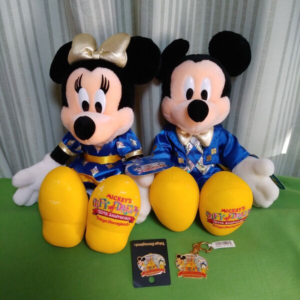 東京ディズニーランド20周年 ミッキー ミニー ピンズ キーホルダー ぬいぐるみ まとめ売り アニバーサリー 限定品 レア