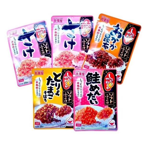 丸美屋 ソフトふりかけ さけ 鮭めんたい おかか昆布 とりたまごそぼろ