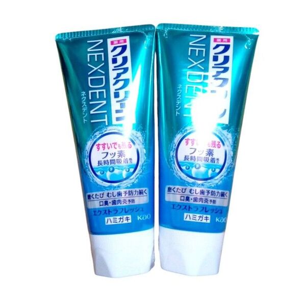 クリアクリーン ネクスデント エクストラフレッシュ 120g×2本
