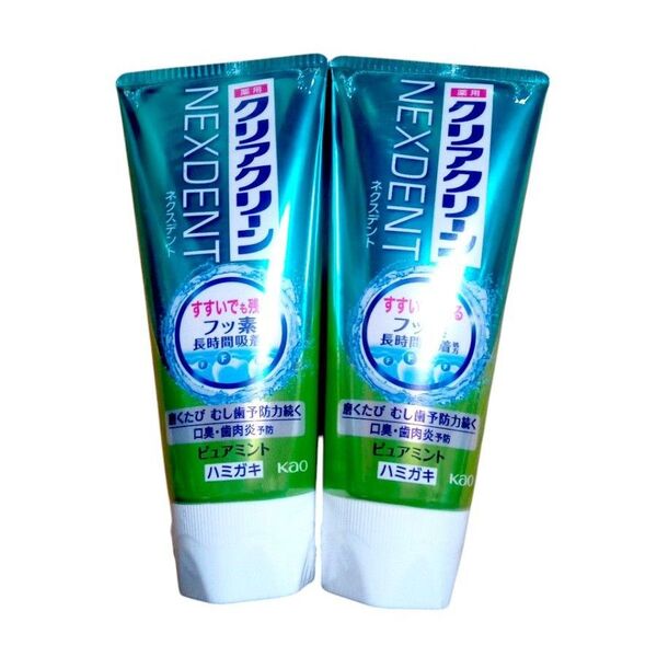クリアクリーン ネクスデント ピュアミント 120g×2本