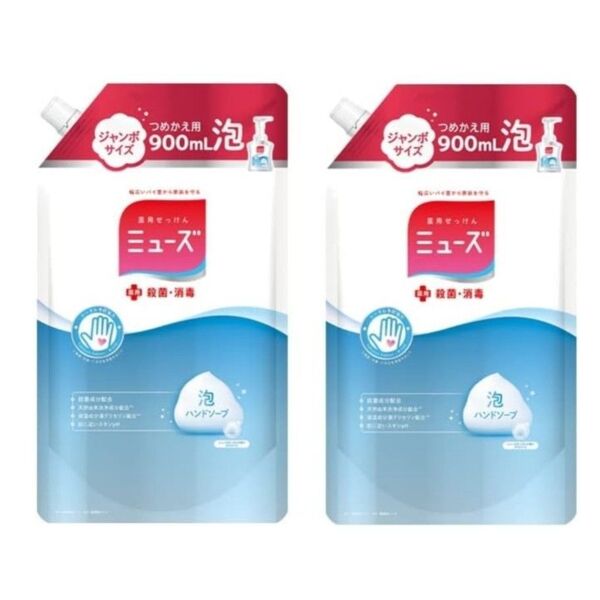 MUSE ミューズ ハンドソープ 泡 詰め替え 900ml ×2個 殺菌 消毒 除菌