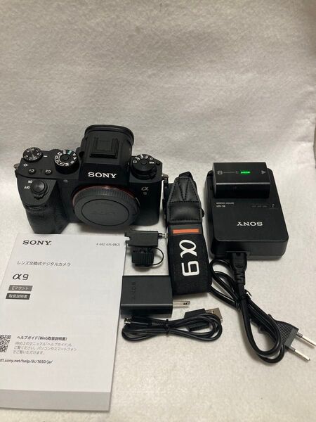 美品 SONY ソニー α9 ILCE-9 シャッター 数 400 以下