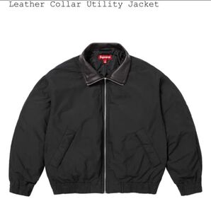 M. Supreme Leather Collar Utility Jacket レザーユーティリティジャケット Black