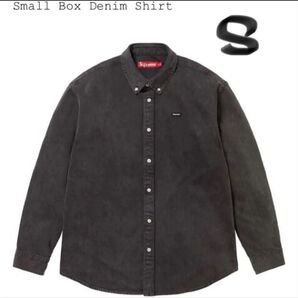 S. Supreme Small Box Denim Shirt スモールボックス. デニムシャツ シャツ Black