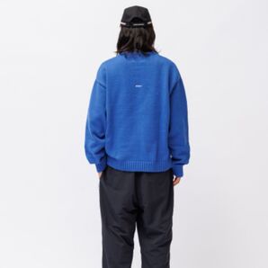 M. Wtaps SIGN / SWEATER / POLY Blue クルーネック カットソー