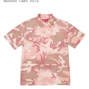 M. Supreme Washed Camo Polo Pink Camo ピンクカモ ポロシャツ