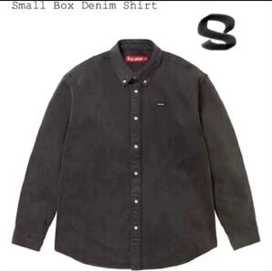 S. Supreme Small Box Denim Shirt スモールボックスデニムシャツ Black