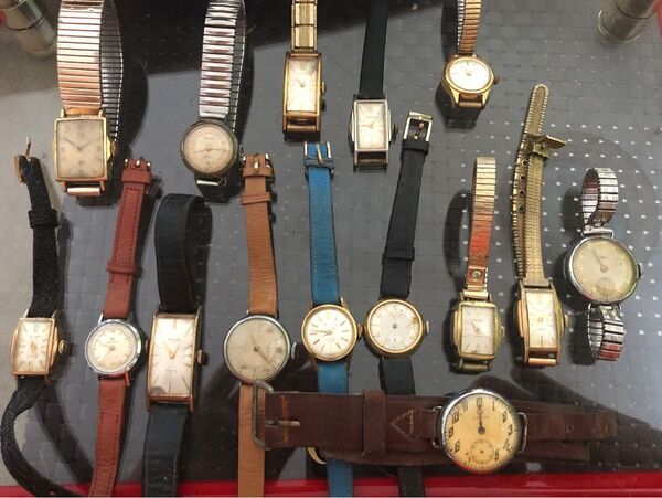 アンティーク日本製機械式腕時計レディース15本セット SEIKO DENRO ウイングマークSEIKO等