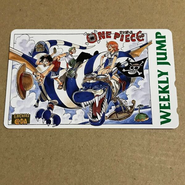 ワンピース 初期絵 傷あり テレカ カード ONE PIECE ルフィ ナミ ゾロ しか仲間がいない時代のもの