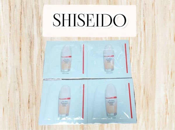 SHISEIDO エッセンススキングロウファンデーション 220 4包