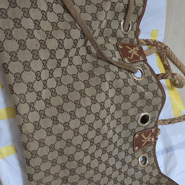 GUCCI GGキャンバストートバッグ ベージュ