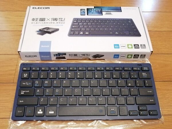 Bluetoothミニキーボード TK-FBP102 (ブルー)