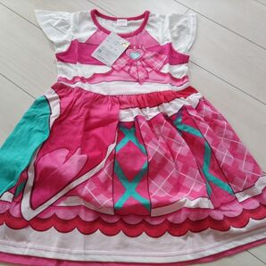 【キミとアイドルプリキュア】 半袖ワンピース 120cm 新品 未使用