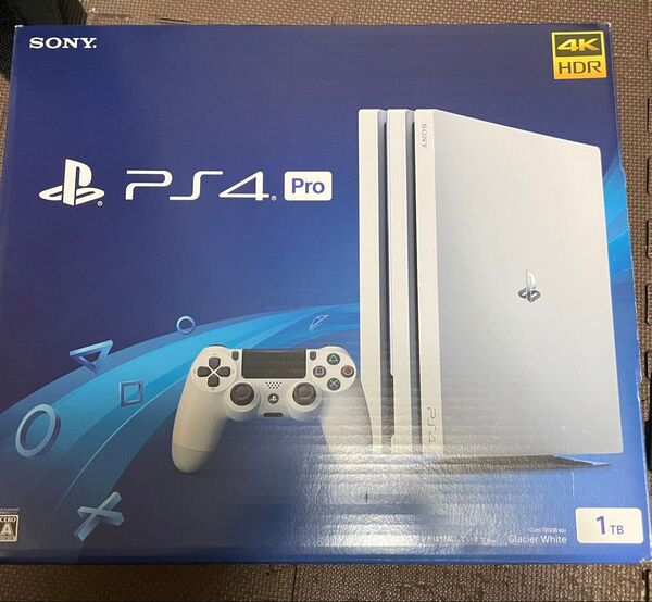 【箱付き】PS4 Pro CUH-7200Bホワイト本体 1TB 動作品