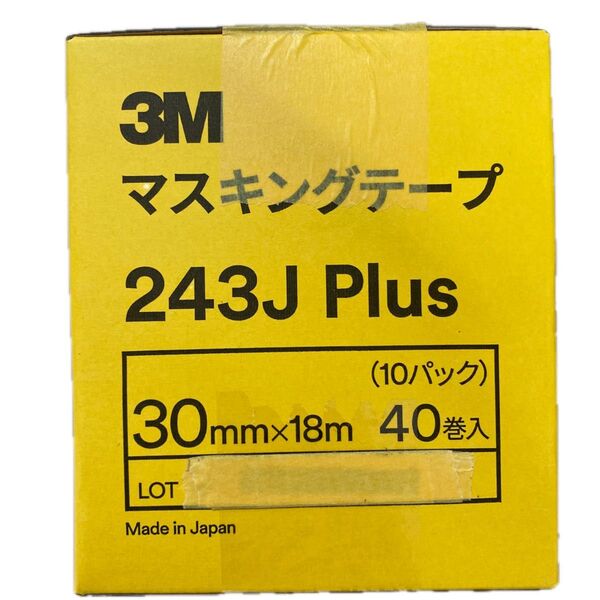 3M マスキングテープ 243J Plus 30mm×18m 40巻