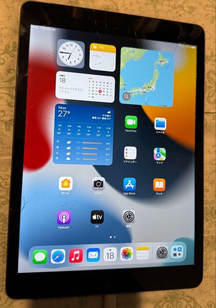 「画面割れジャンク、本体のみ」iPad 第9世代 Cellular 256GB