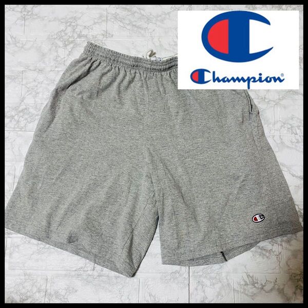 Champion チャンピオン ショートパンツ USA古着 古着 グレー ハーフパンツ Mサイズ アメリカ古着 米軍放出品