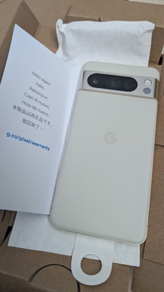 Google Pixel 8 Pro 128gb リファービッシュ品 未使用 ケース付き