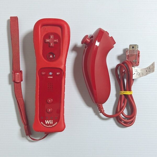 Wiiリモコンプラス ヌンチャク 赤