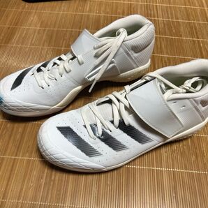adidas 陸上スパイクシューズ 27cm ホワイト