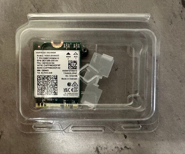 新品intel AX210 無線LANカード