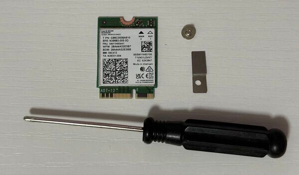 新品Intel Wi-Fi7 BE200 無線LANカード