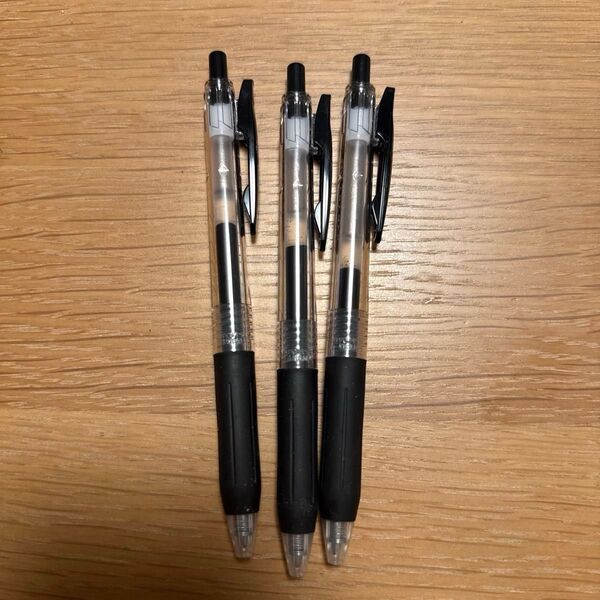 ゼブラ サラサクリップ ジェルボールペン 0.5mm 4本セット P-JJ15-BK10(黒)