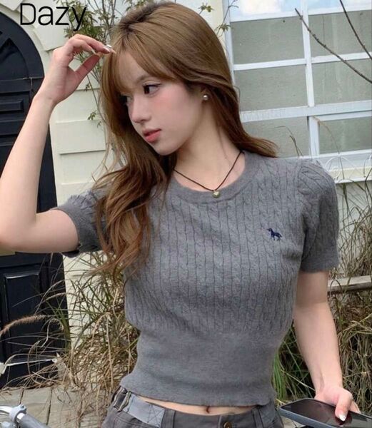 半袖ニット