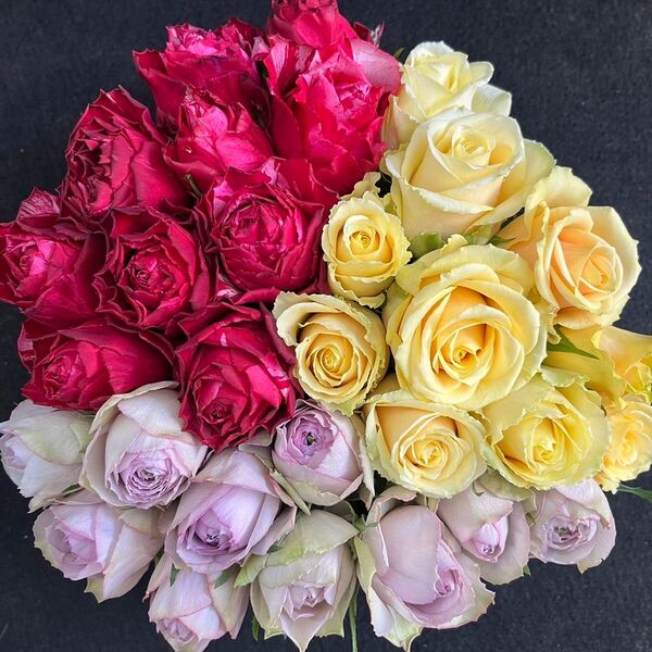 産地直送!鮮度抜群!《切り花 ・生花 》おまかせミックス 30㎝SMサイズ 30本 薔薇 花束